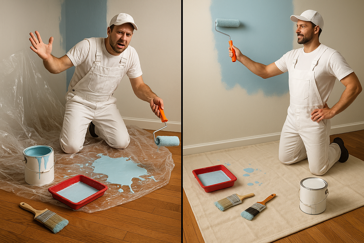 Stop Paint Disasters: Why a Professional Canvas Drop Cloth Beats a Tarp for Painting