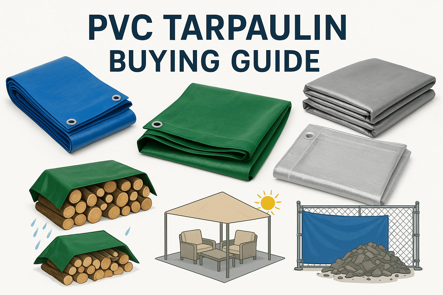 The Ultimate Guide to PVC Tarpaulin: How to Choose the Perfect Tarp for Sale