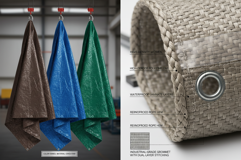 Best Brown Tarp Guide: Why PVC Fabric Outperforms in Heavy Duty ...