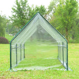 270x90x90cm Greenhouse with PVC Transparent Plant Cover and Frame for Indoor Outdoor Gardens Vegetable Plant Seeds Growing