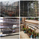 Waterproof Transparent PVC Tarpaulin With Eyelets Weatherproof Foldable 0.39mm Rain Cover Garden Furniture Plants Greenhouse