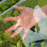 Waterproof Transparent PVC Tarpaulin With Eyelets Weatherproof Foldable 0.39mm Rain Cover Garden Furniture Plants Greenhouse