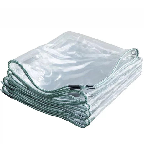 Wholesale Custom 0.3 mm Transparent PVC Rainproof Fabric with Buckle Eyes