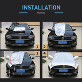Wholesale Customization  UV Universal Half Car Waterproof Cover