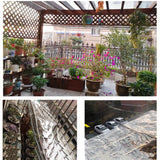 Waterproof Transparent PVC Tarpaulin With Eyelets Weatherproof Foldable 0.39mm Rain Cover Garden Furniture Plants Greenhouse
