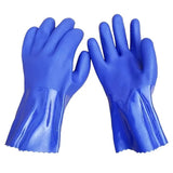 Premium PVC Work Gloves: Waterproof, Oil & Chemical Resistant, Anti-Slip, Thickened for Durable Hand Protection