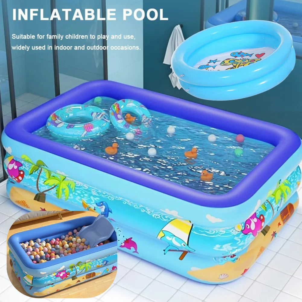 Wholesale Customization  PVC Baby Children's Swimming Pool Cartoon Thickened
