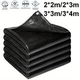 Wholesale Customization  PE Waterproof Heavy Duty Black Balcony Sun Protection Cover
