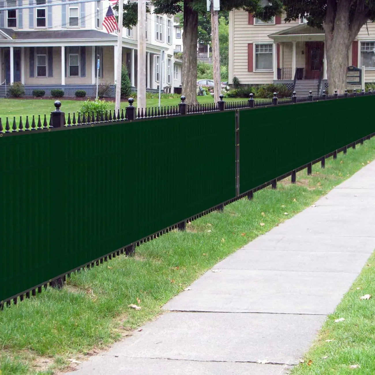 Wholesale Custom Outdoor Dark Green Fence