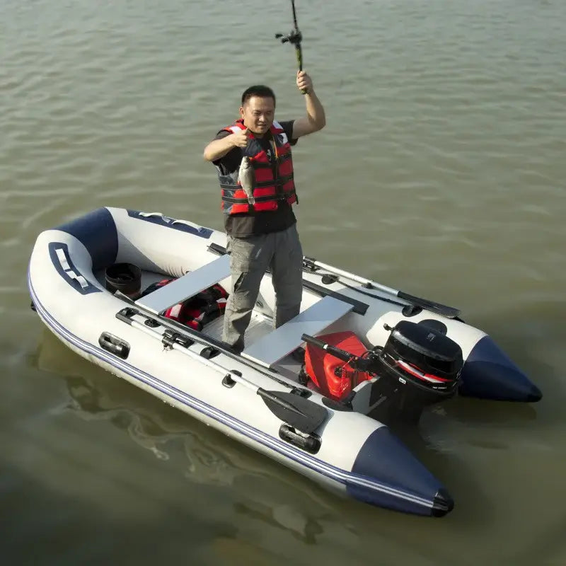 Wholesale Custom 5–6 Person Inflatable Assault Boat 3.8m PVC Floor