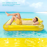 Wholesale Custom Inflatable Sun Pool Floating Row Spot