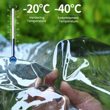 Wholesale Customization  0.35mm Black Transparent PVC Balcony Window Sun Protection Cloth