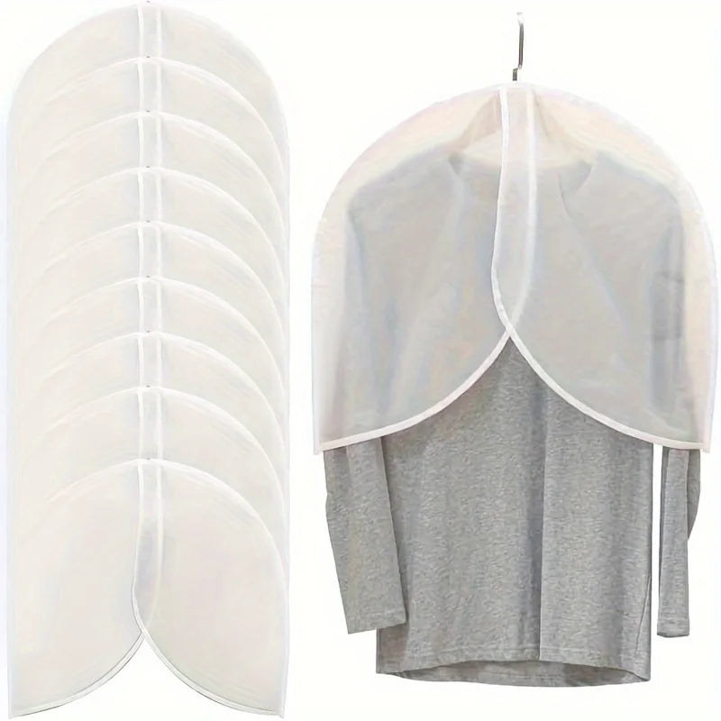 Wholesale Custom White PVC Frosted Garment Cover