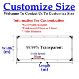 Wholesale Custom PVC Transparent Balcony Windproof and Waterproof Fence