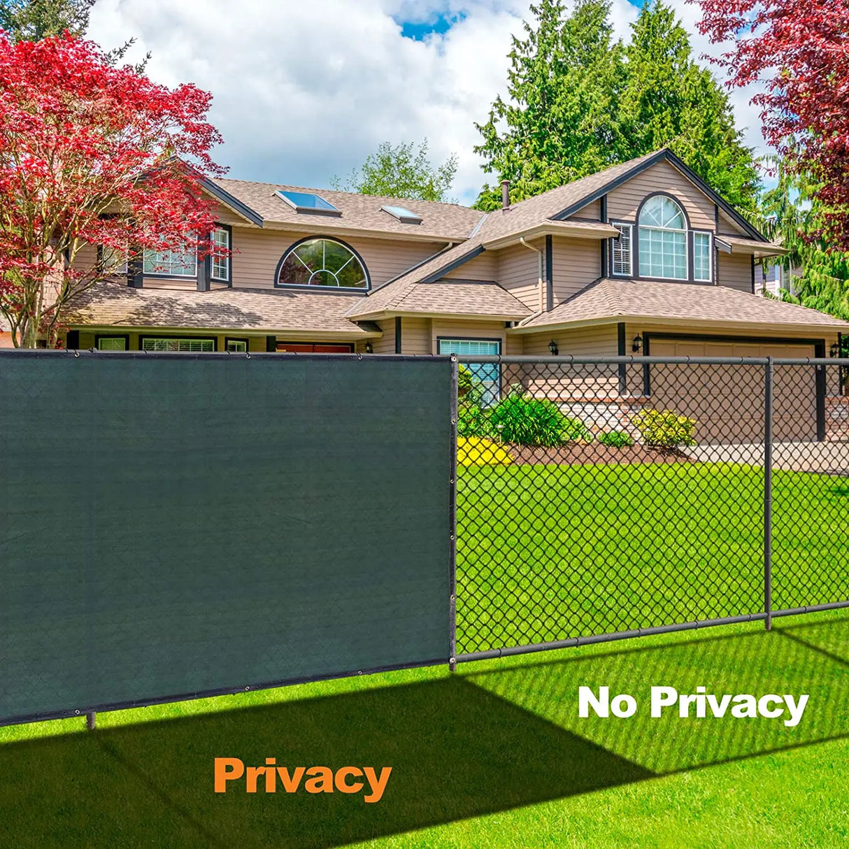 Wholesale Custom Outdoor Dark Green Fence