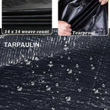 Wholesale Customization  PE Waterproof Heavy Duty Black Balcony Sun Protection Cover