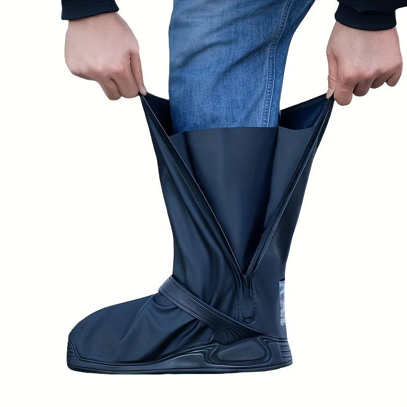 Wholesale thickened PVC rainproof high-top rain shoe covers