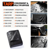 Wholesale Customization  PE Waterproof Heavy Duty Black Balcony Sun Protection Cover
