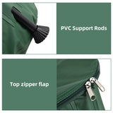 Portable Rain Water Collection Barrel with Down spout Filter and Overflow Valve - 500D PVC Tarpaulin 100L Rain Barrel Kit