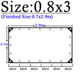 Thicken 0.55mm Transparent PVC Rainproof Cloth Tarpaulin Garden Bonsai Plants Rainproof Cloth Balcony Waterproof Clear Tarp
