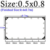 Thicken 0.55mm Transparent PVC Rainproof Cloth Tarpaulin Garden Bonsai Plants Rainproof Cloth Balcony Waterproof Clear Tarp