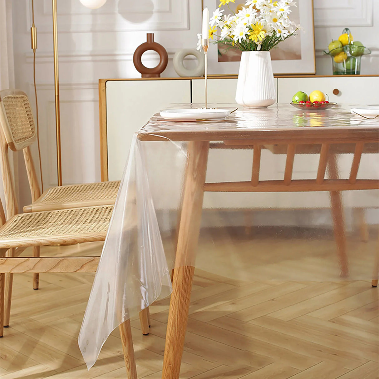Wholesale Custom PVC Rectangular Waterproof Soft Tablecloth