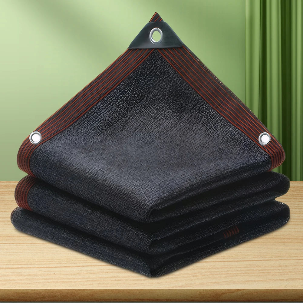 Wholesale customization of black sunshade nets with buckle eyelets