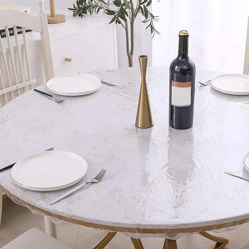 Wholesale Custom PVC Round Elastic Tablecloth