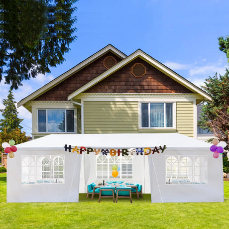 Wholesale custom 3*9m heptagonal PE sunshade