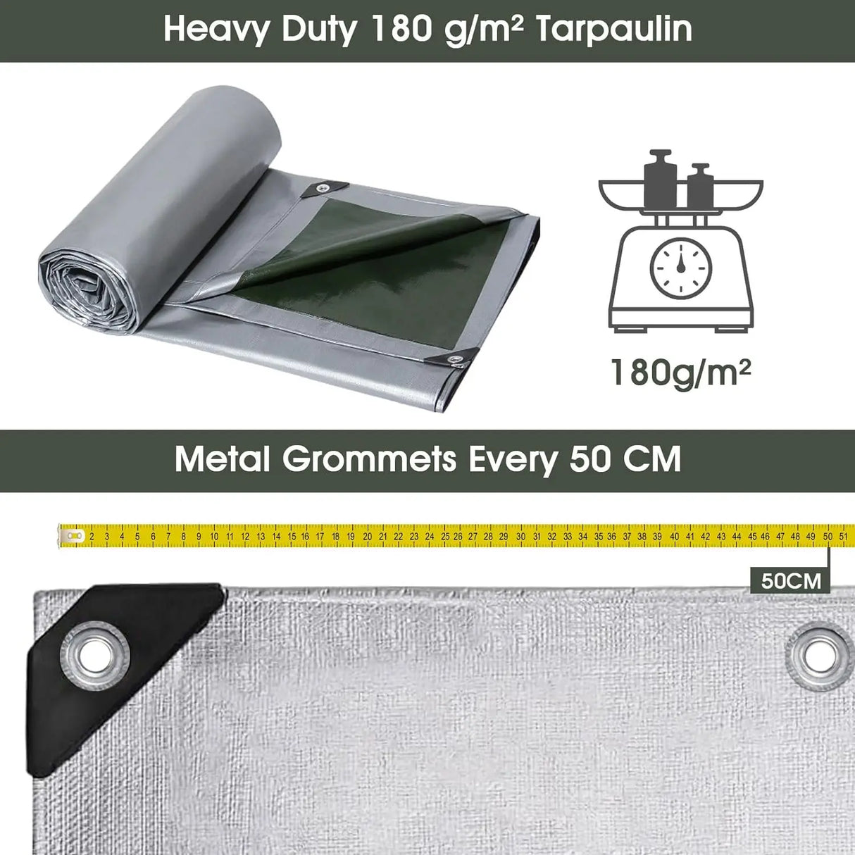 Wholesale Customization Rain Tarp Waterproof Fabric