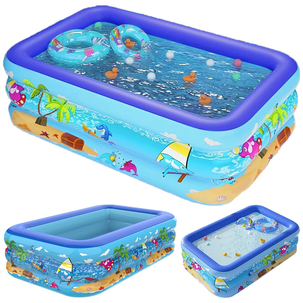 Wholesale Customization  Large Family Adult Inflatable PVC Swimming Pool