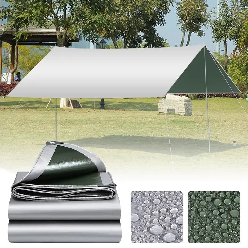 Wholesale Customization Large Heavy-Duty Thickened Waterproof Fabric Sunshade Tent Camping Canopy