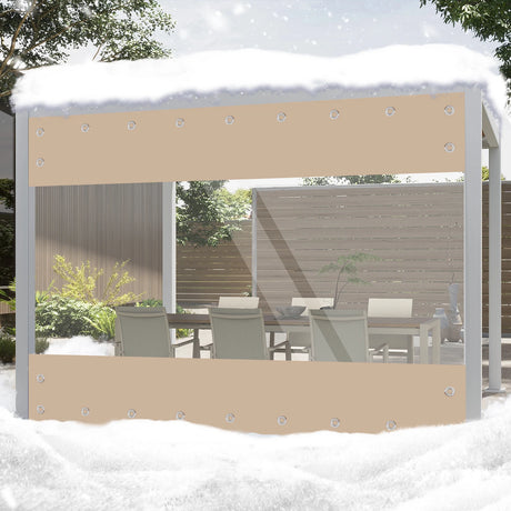 Wholesale Custom PVC Transparent Porch Waterproof Fabric