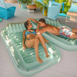 Wholesale Custom Inflatable Sun Pool Floating Row Spot