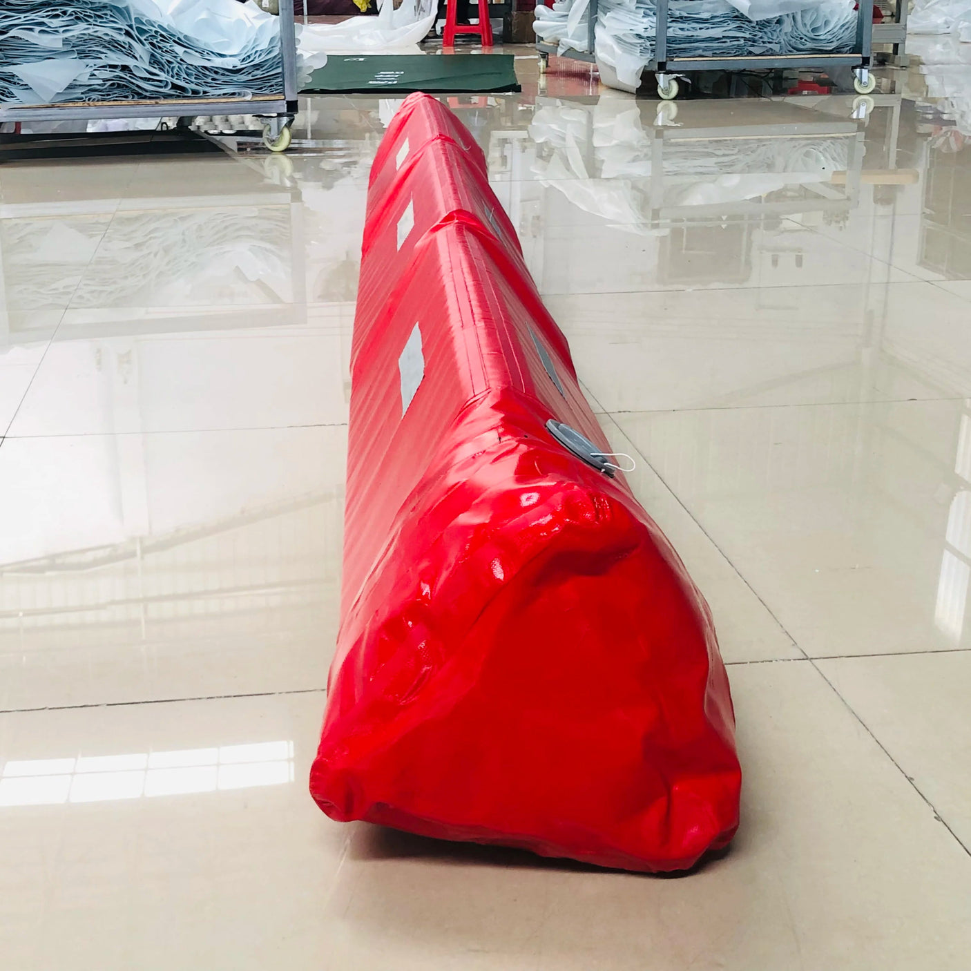Wholesale Custom Anti Flood Hose Foldable Water Barrier PVC Tarpaulin