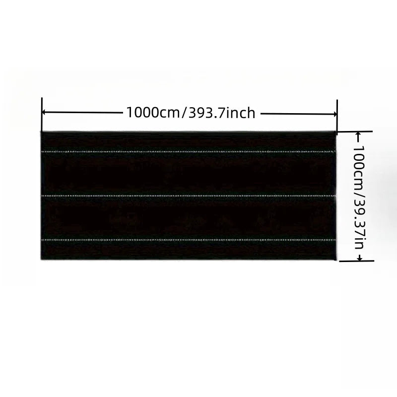 Garden Landscape Fabric Weed Barrier Heavy DutyDriveway Gardening Mat Polypropylene Ground Cover FlowerVegetable Raised Beds Law