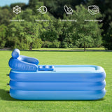 Wholesale Custom 63-inch Foldable adult Inflatable Bathtub with Electric air pump