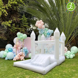 Wholesale Custom PVC Inflatable White Trampoline Children Amusement Park