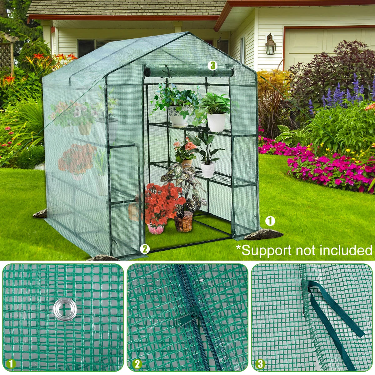 Wholesale Custom PVC Garden Plant Shelter for Warmth and Wind Protection