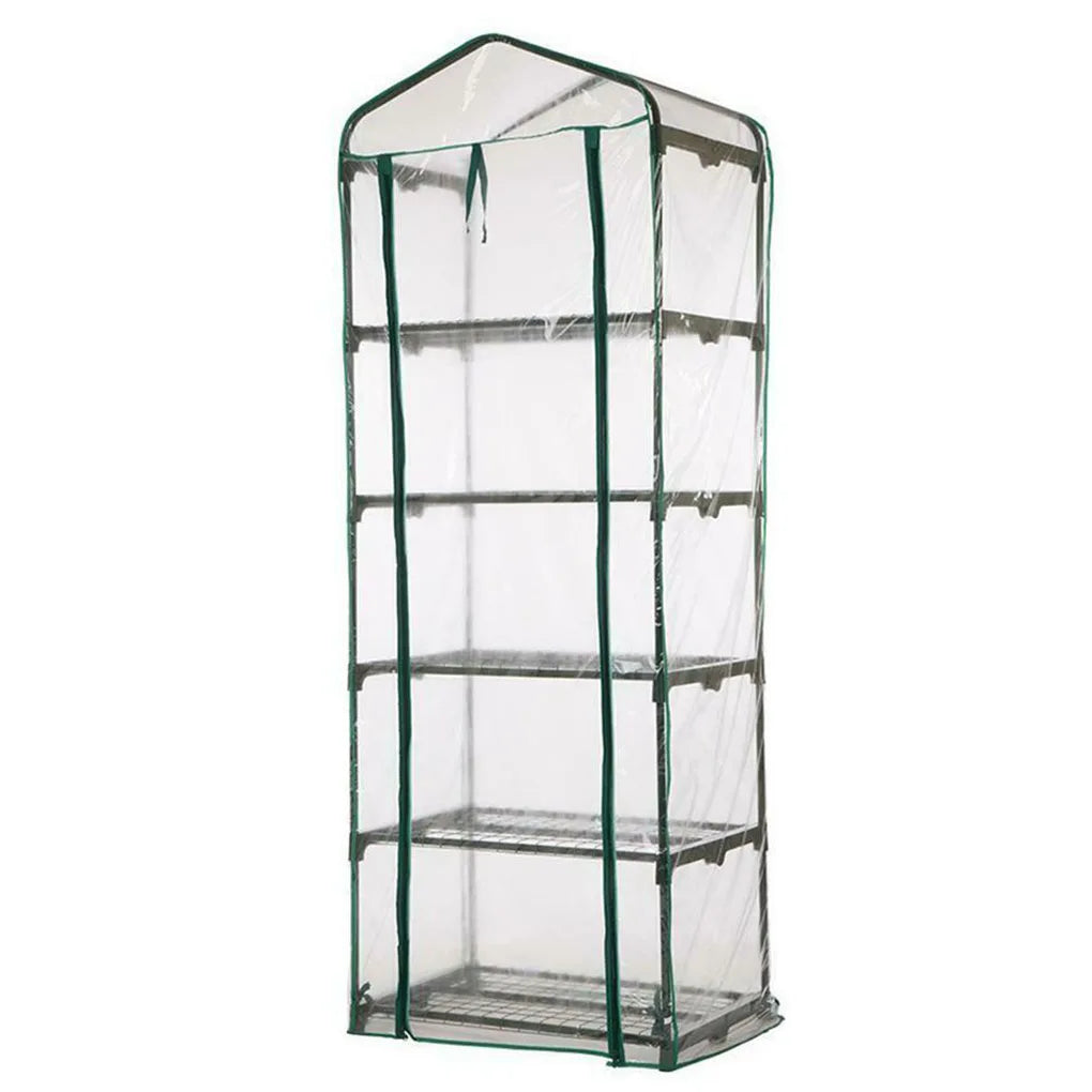 3/4/5 Tiers Garden Greenhouse Cover Plant Flower Growth House Heat Retaining Transparent PVC Waterproof Cover Garden HA6348