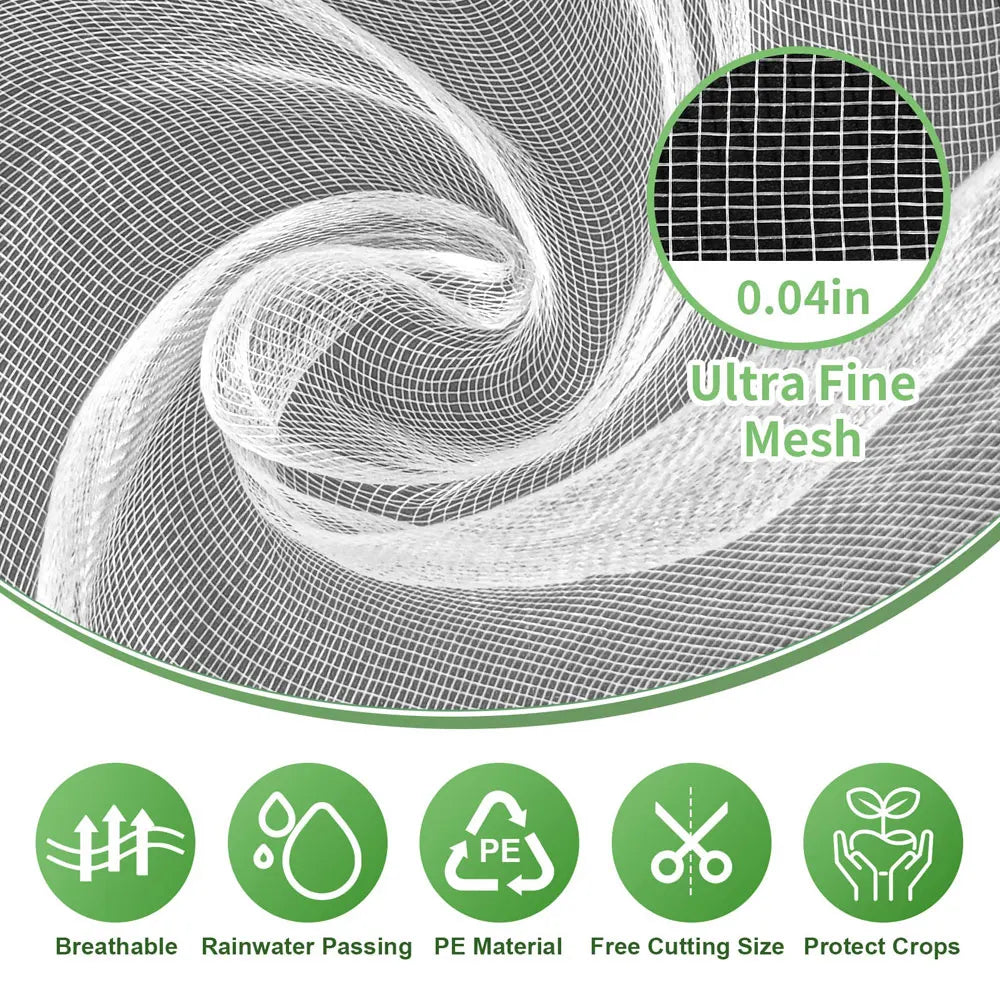 Wholesale Custom PE Garden Fine Mesh Insect Net Cover