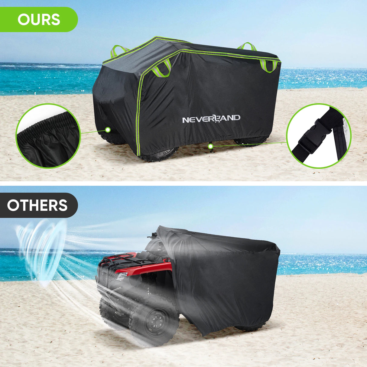 Wholesale Custom Portable Quad Motorcycle Cover