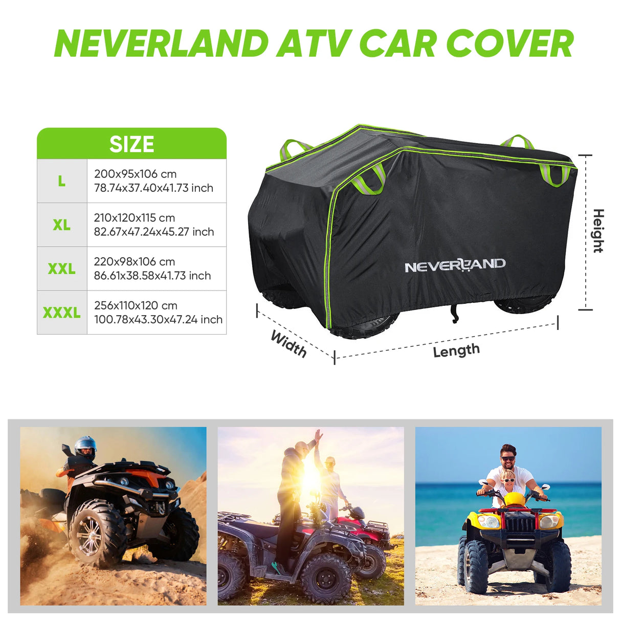 Wholesale Custom Portable Quad Motorcycle Cover