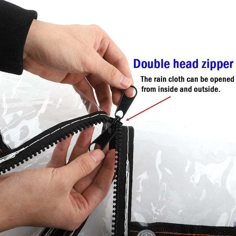 Wholesale Customization Red Zippered Waterproof Curtain for Car Wash