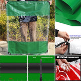 Wholesale Custom Green Zippered Garden Tent