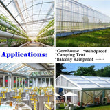 Wholesale Custom PVC Transparent Balcony Windproof and Waterproof Fence