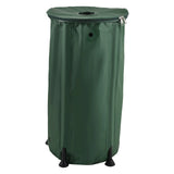 Portable Rain Water Collection Barrel with Down spout Filter and Overflow Valve - 500D PVC Tarpaulin 100L Rain Barrel Kit