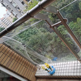 Thicken 0.55mm Transparent PVC Rainproof Cloth Tarpaulin Garden Bonsai Plants Rainproof Cloth Balcony Waterproof Clear Tarp