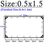 Thicken 0.55mm Transparent PVC Rainproof Cloth Tarpaulin Garden Bonsai Plants Rainproof Cloth Balcony Waterproof Clear Tarp