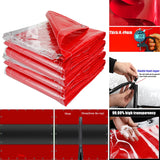 Wholesale Customization Red Zippered Waterproof Curtain for Car Wash